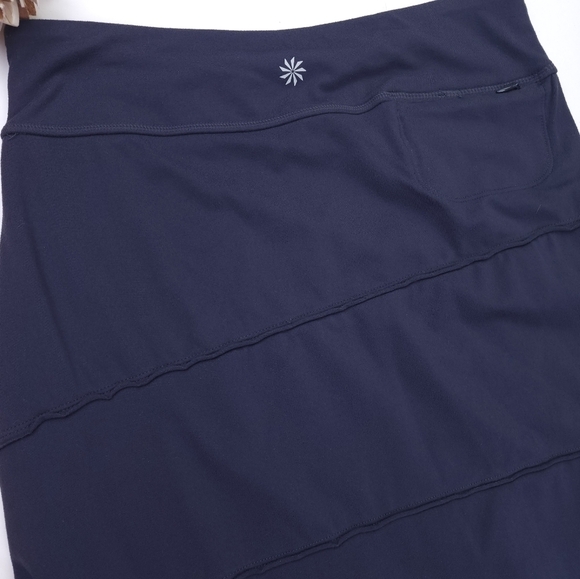Athleta Charcoal Gray Skirt Sz S - Picture 3 of 10